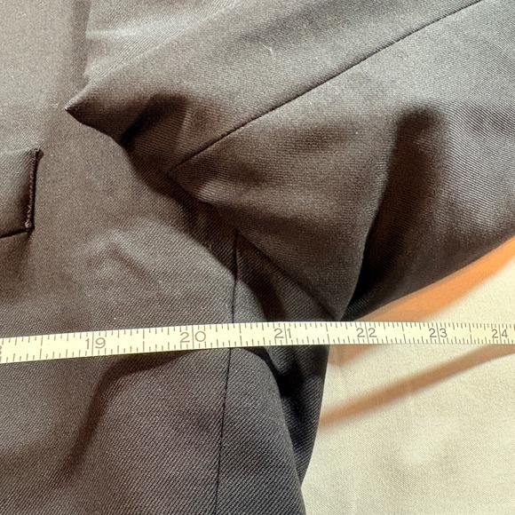 Brooks Brothers Mens Wool Blend 2 Piece Suit Black 43R W34 Cuffed Trousers - Picture 7 of 16